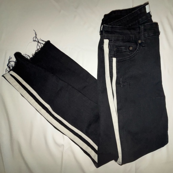 Pistola Black Jeans with White Stripe - Picture 3 of 4